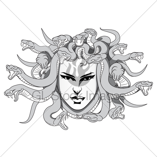 500x500 Medusa Vector Gl Stock Images