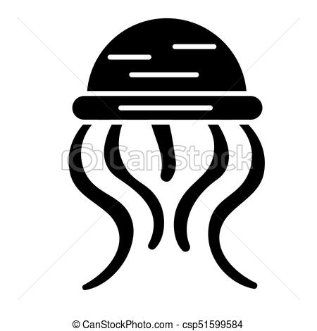 450x470 Medusa Icon, Vector Illustration, Black Sign On Isolated