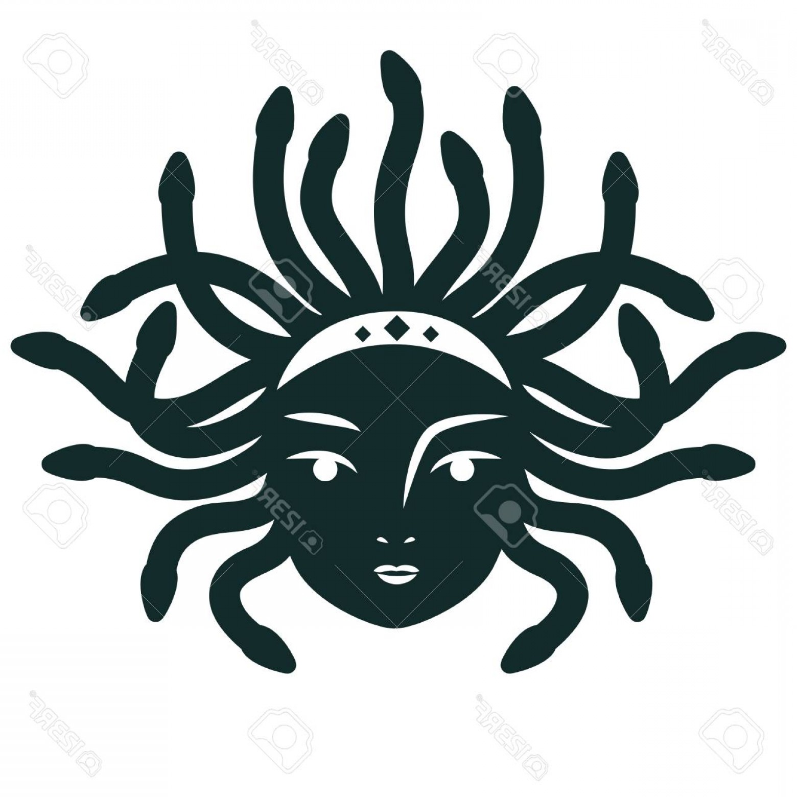 1560x1560 Photostock Vector Medusa Gorgona Vector Illustration Orangiausa