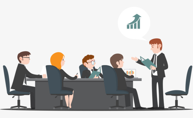 650x400 Vector Business Meetings, Meeting Room, Office, Character Png And