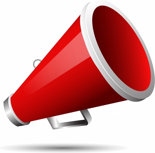 600x596 Megaphone Free Vector In Adobe Illustrator Ai ( .ai