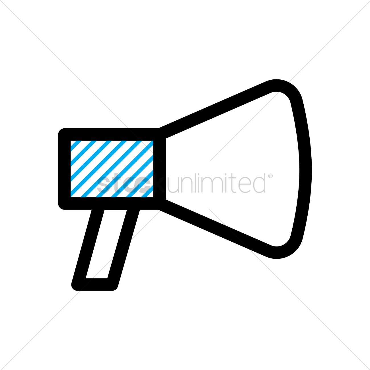 1300x1300 Free Megaphone Vector Image