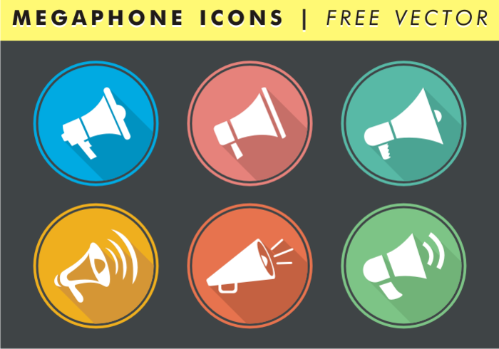 700x490 Megaphone Icons Free Vector