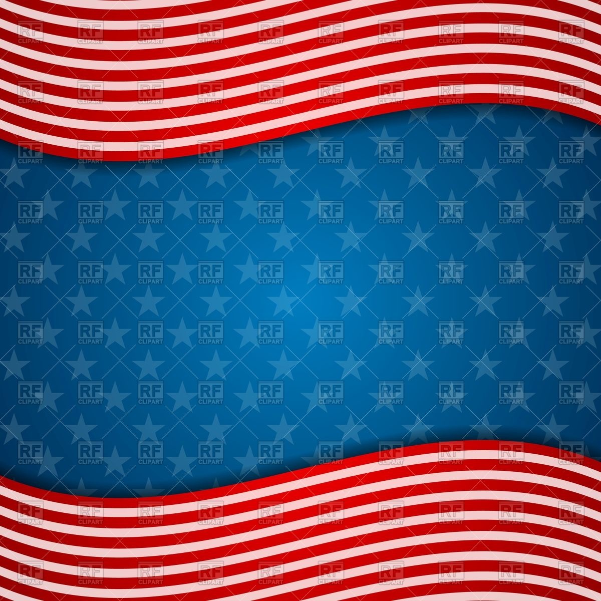 1200x1200 Memorial Day Abstract Usa Flag Colors Background Vector Image