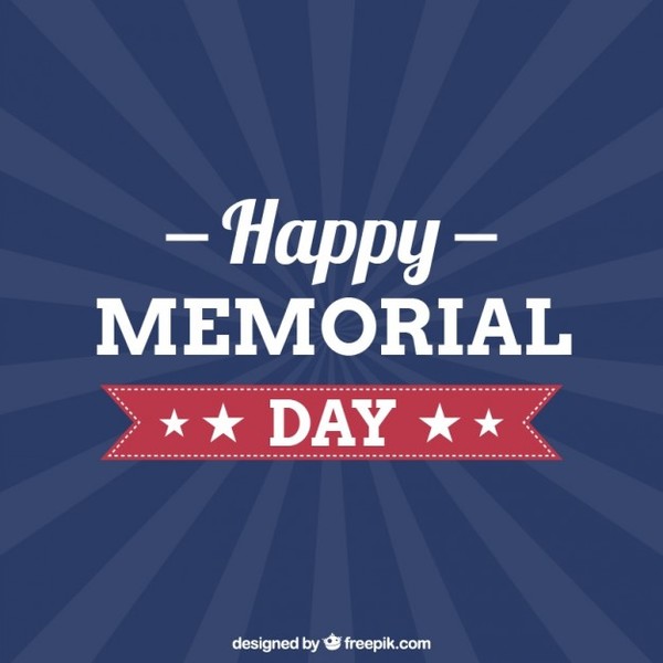 600x600 Memorial Day Free Vector Graphics 123freevectors