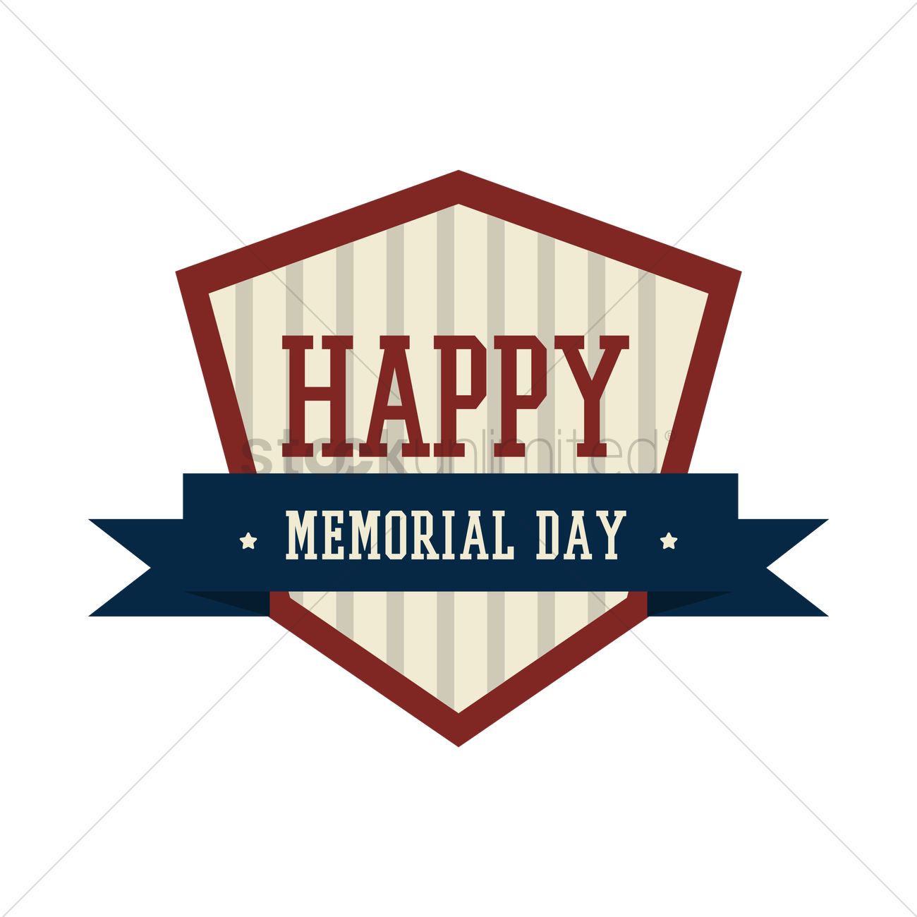 1300x1300 Memorial Day Vector Image