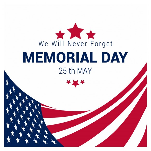 626x626 Usa Memorial Day Vector Free Download