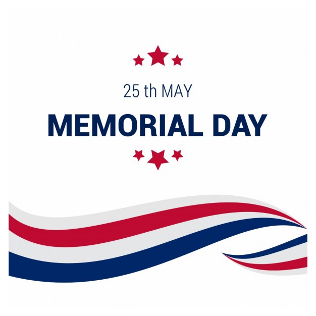 626x626 Usa Memorial Day Background Vector Free Download