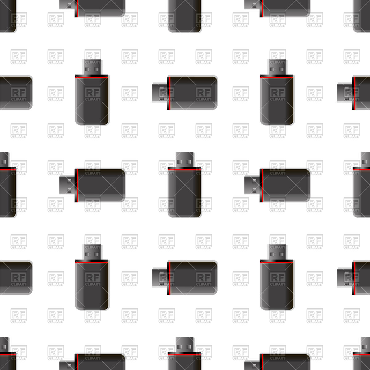 1200x1200 Memory Stick Seamless Background Vector Image Vector Artwork Of