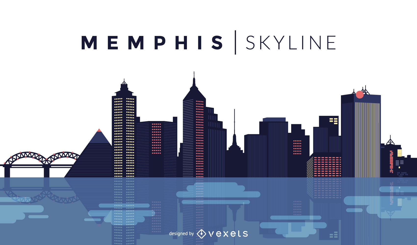 1700x1000 Memphis Skyline Design