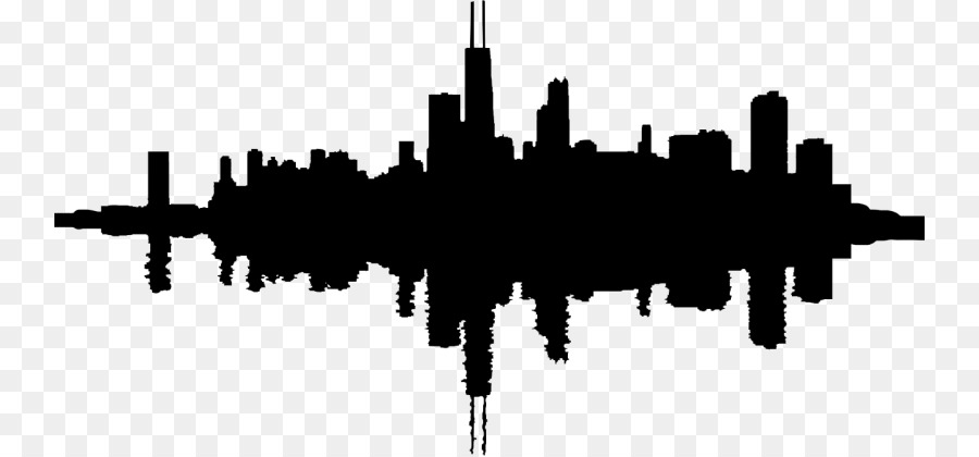 900x420 Chicago Skyline Vector Graphics Clip Art