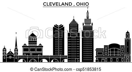 450x245 Cityscape Clipart Cleveland Skyline