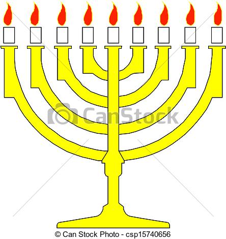 444x470 Hanukkah Menorah.