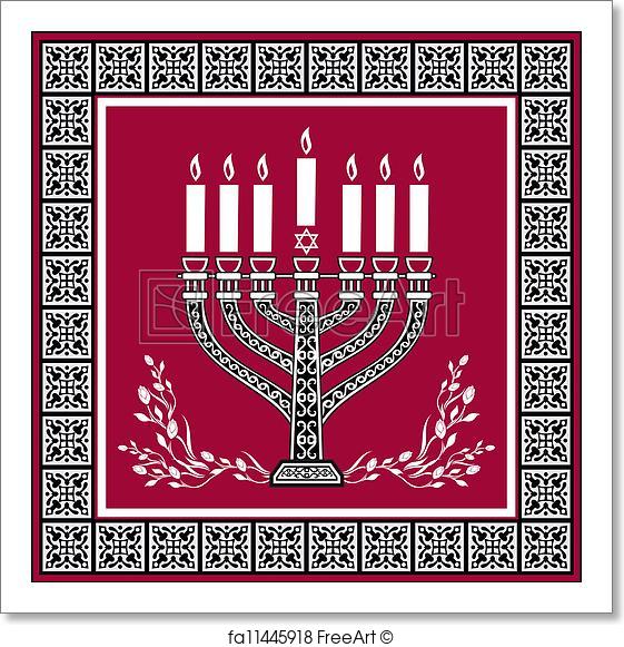 Menorah Vector at GetDrawings | Free download