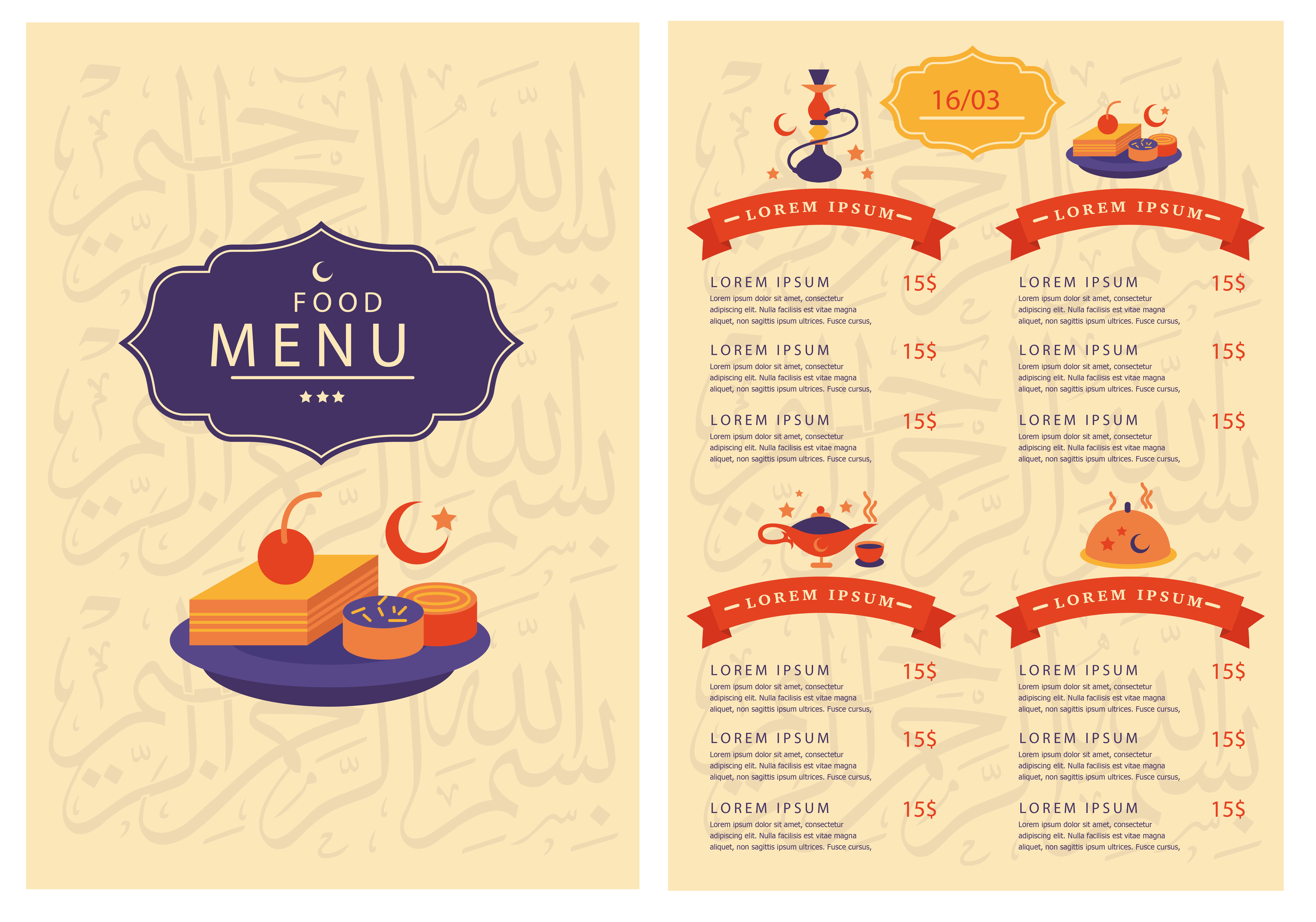 Menu Restaurant Vector at GetDrawings | Free download