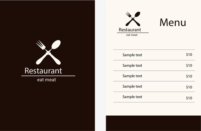 650x426 Vector Restaurant Menu, Restaurant Vector, Restaurant, Vector Png