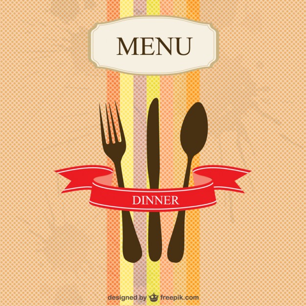 626x626 Colorful Restaurant Menu Vector Free Download