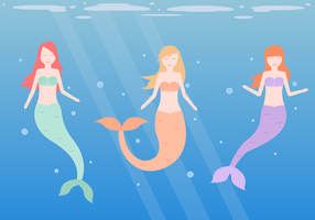 286x200 Mermaid Free Vector Art