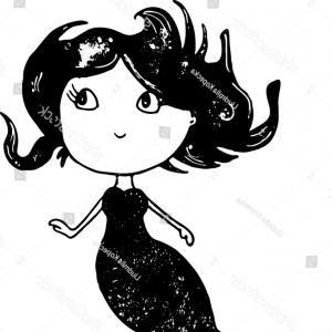 300x300 Hand Drawn Mermaid Vector Art Arenawp