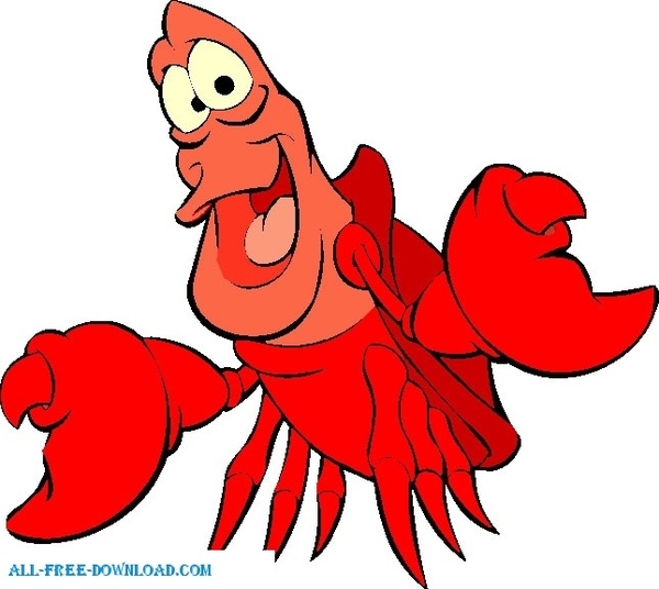 600x536 Little Mermaid Sebastian 001 Free Vector In Encapsulated
