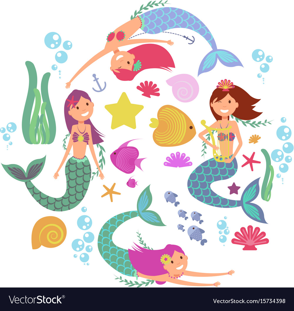 1000x1058 Timely Cartoon Picture Of Mermaid Cute Royalty Free Vector Image