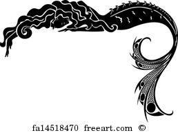 258x194 Free Art Print Of Mermaid. Vector Silhouette Freeart Fa14518417