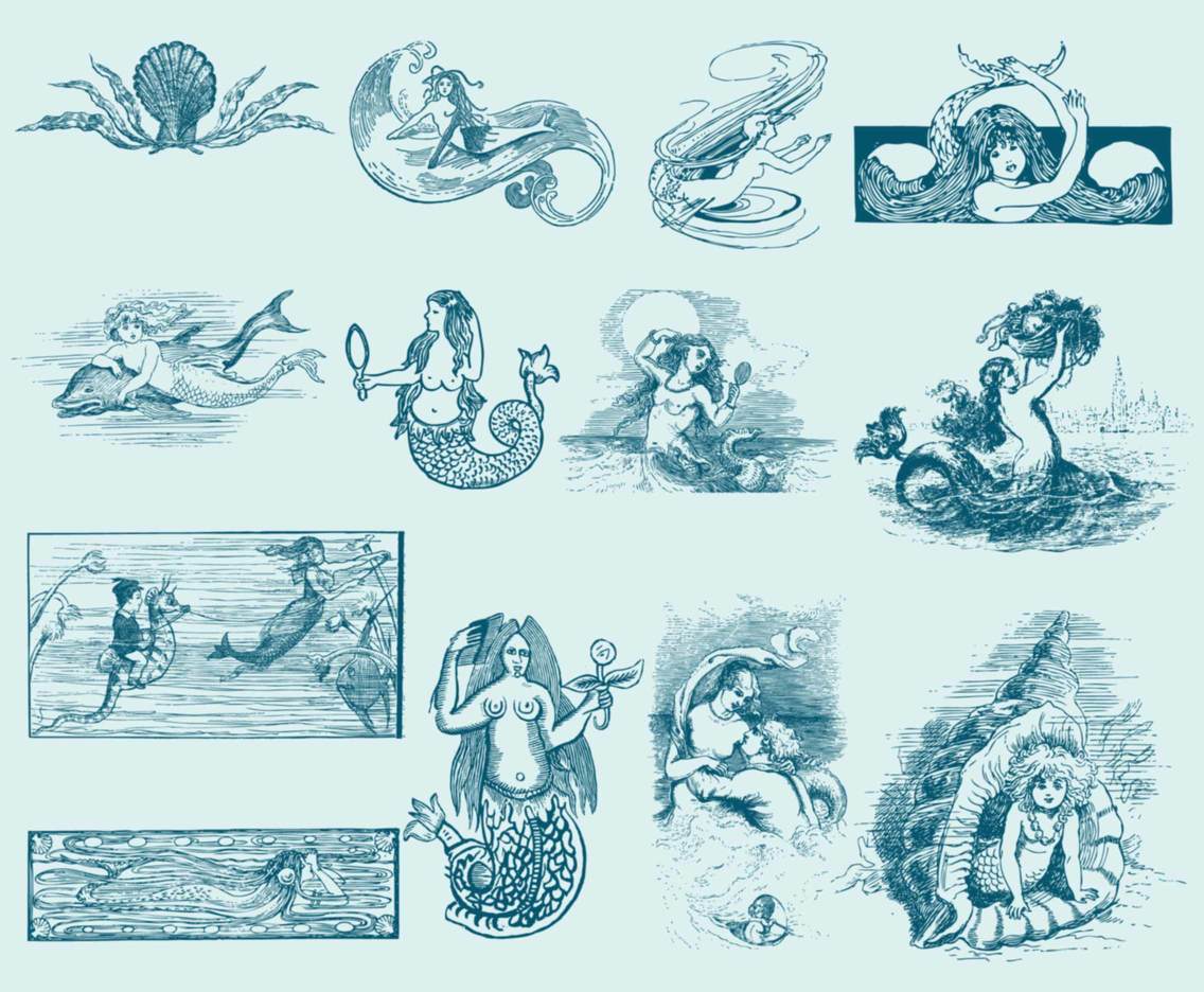 1136x936 Vintage Mermaid Illustrations Vector Art Amp Graphics