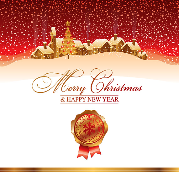 571x571 Merry Christmas And Happy New Year 2013 33 Free Vector Graphic