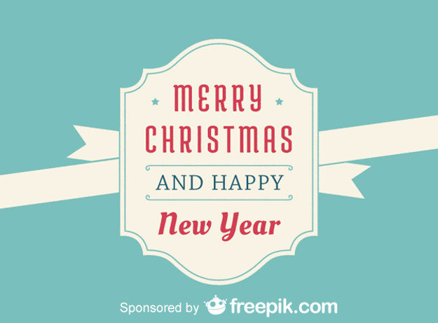 625x461 Merry Christmas And And Happy New Year Vector Free Download