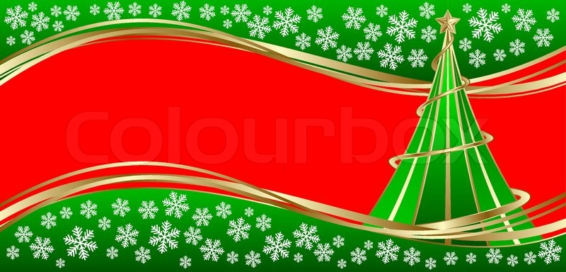 800x384 Template Holiday Card Merry Christmas And Happy New Year Stock