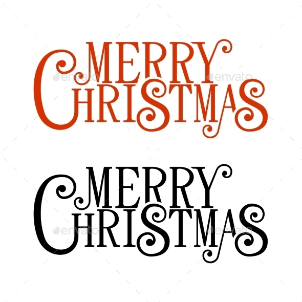 590x590 Merry Christmas Lettering For Greeting Card By In Finity