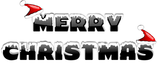 500x201 Merry Christmas Text Vector Public Domain Vectors