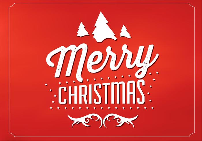 700x490 Red Merry Christmas Vector Background