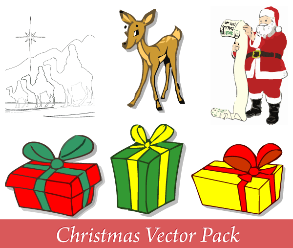 600x507 Free Merry Christmas Vector Pack Free Psd Files, Vectors