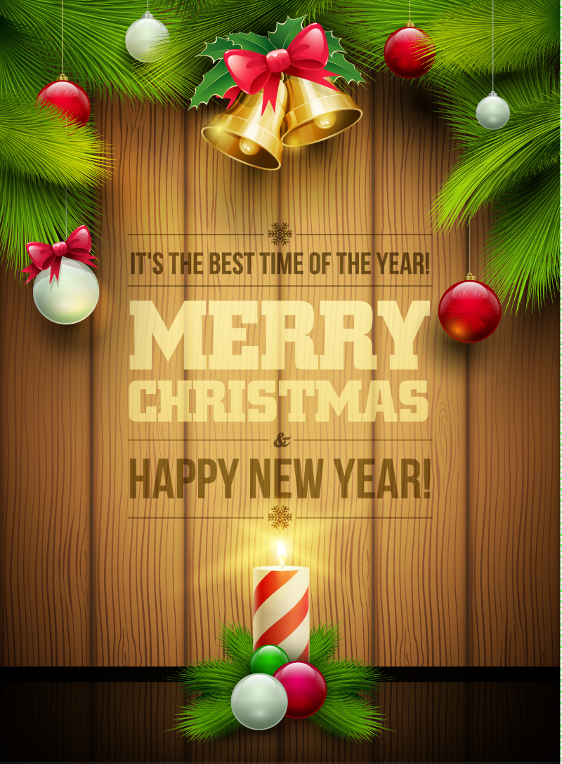 800x1088 Merry Christmas Vector Free Download Image