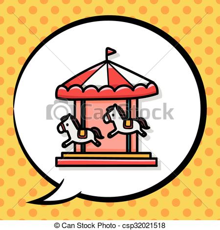 450x470 Merry Go Round Doodle.