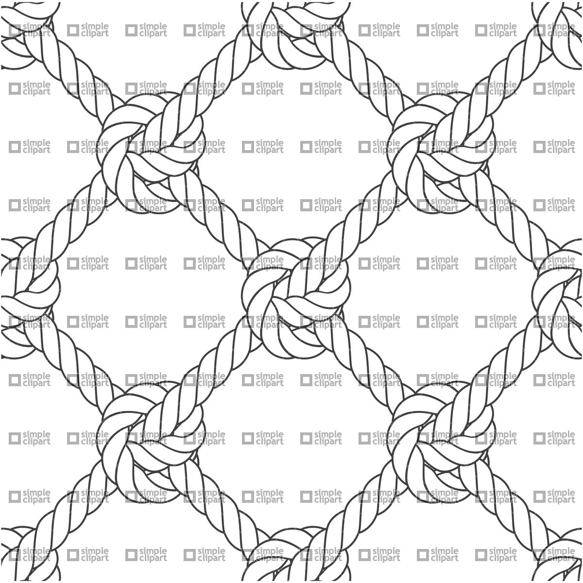 1200x1200 Diagonal Rope Mesh