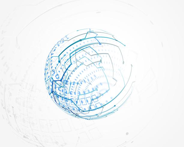 613x490 Blue Circular Technology Wire Mesh Vector