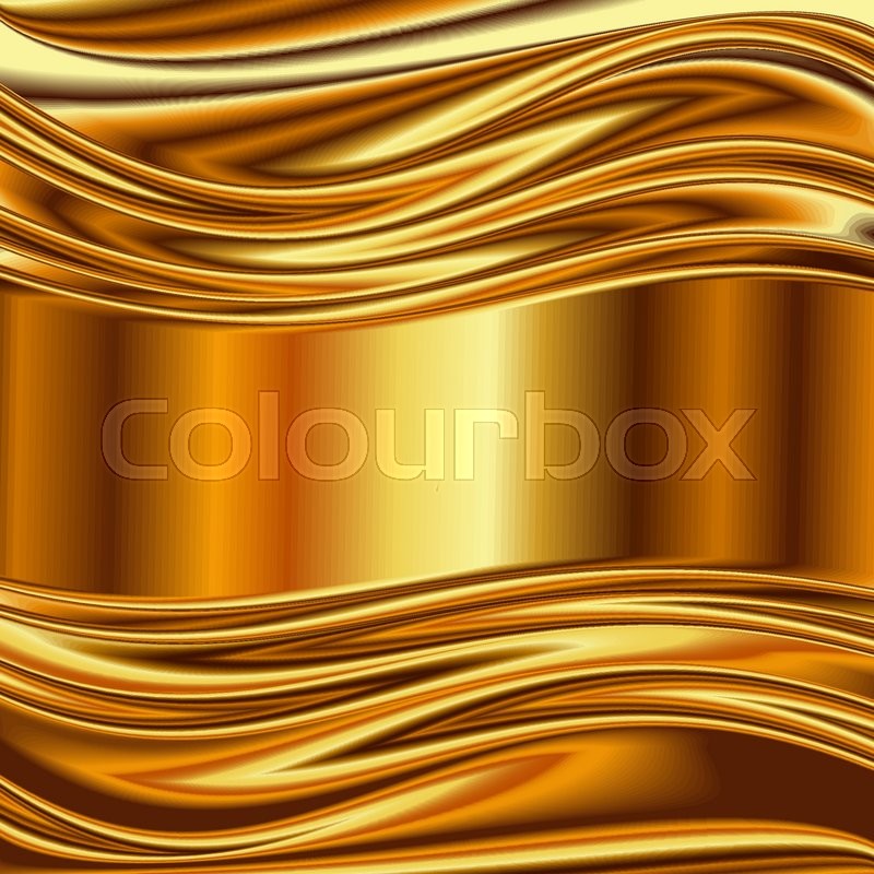 800x800 Metal Background, Gold Brushed Metallic Texture Plate. Vector 2