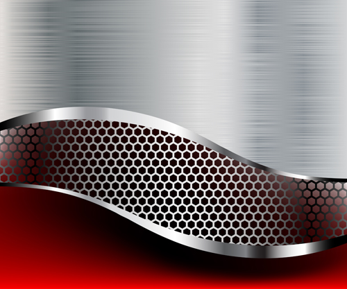 500x417 Set Of Metal Elements Vector Background Art 01 Free Download