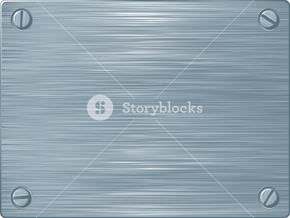 1000x753 Metal Plate. Vector. Royalty Free Stock Image