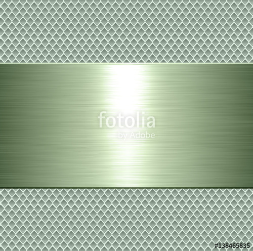 500x496 Metallic Background, Green Metal Plate Texture Stock Image And