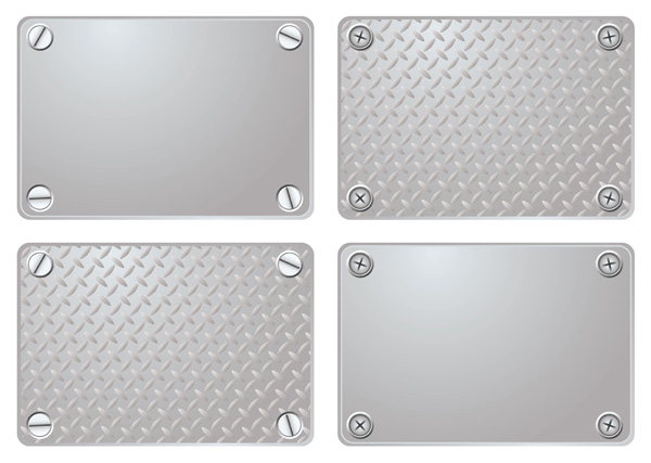 600x427 Metal Card Vector Free Vector 4vector