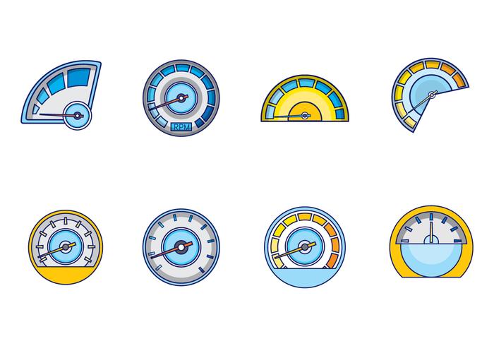 700x490 Free Circular Meter Vector