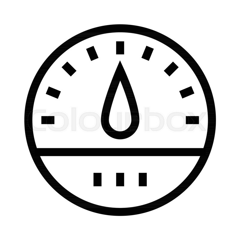 800x800 Speed Meter Vector Line Icon Stock Vector Colourbox