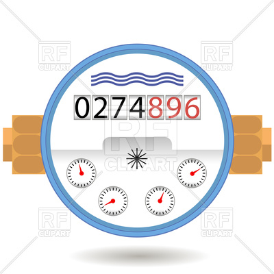 400x400 Water Meter Icon Vector Image Vector Artwork Of Design Elements