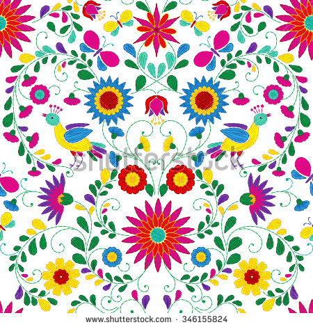Mexican Flowers Vector at GetDrawings | Free download