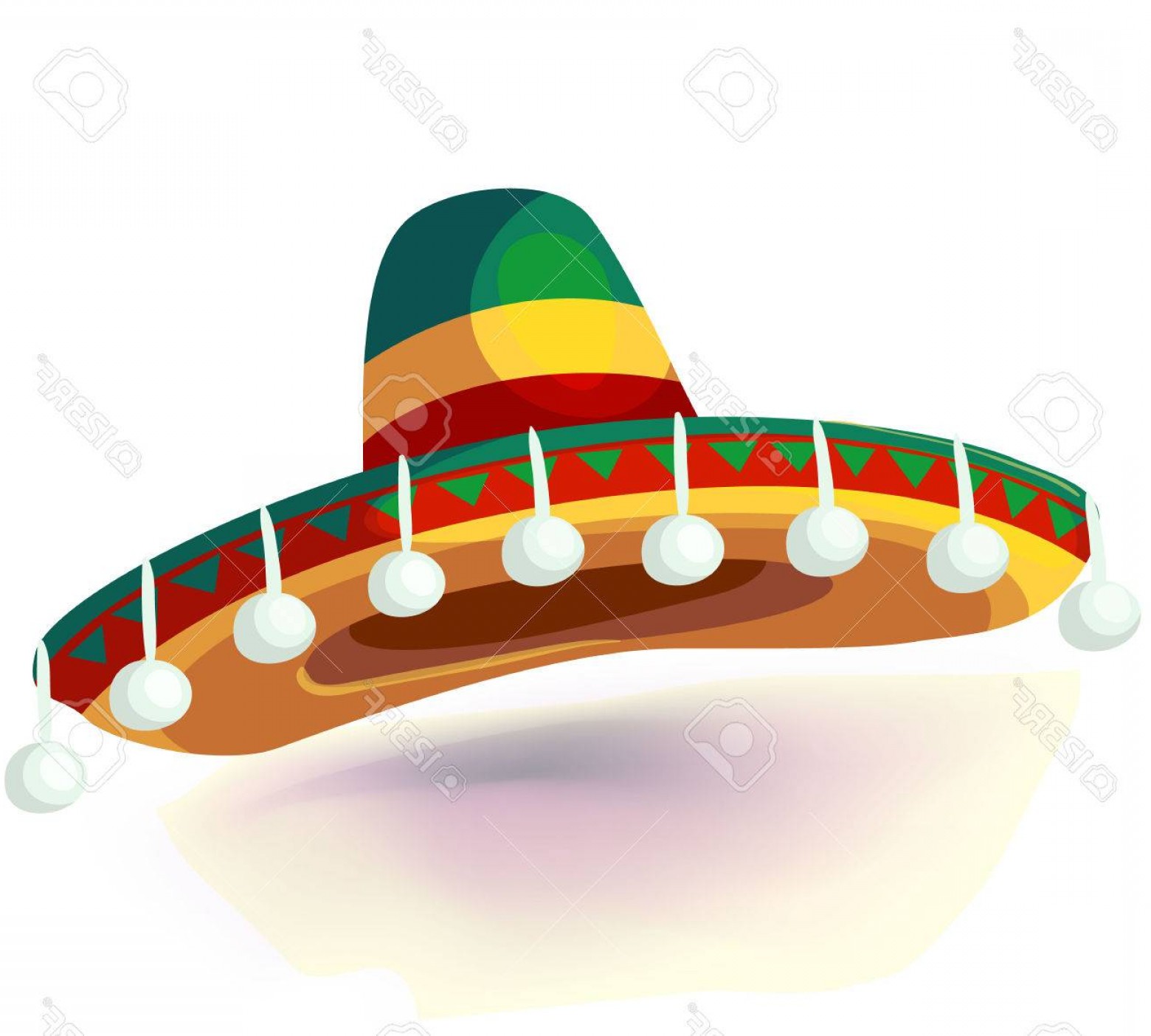1560x1404 Photostock Vector Sombrero Hat Vector Illustration Mexican Hat On