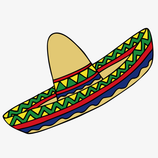650x651 Cartoon Mexican Hat, Cartoon, Hat, Color Png And Vector For Free