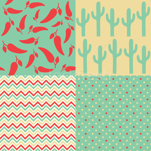 600x600 Mexican Patterns Vector Illustration Lucia Otero (Luotero